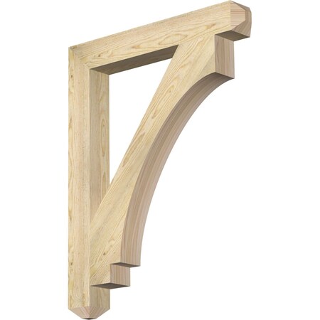 Ekena Millwork Imperial Craftsman Rough Sawn Bracket, Douglas Fir, 4"W x 30"D x 38"H BKT04X30X38IMP04RDF